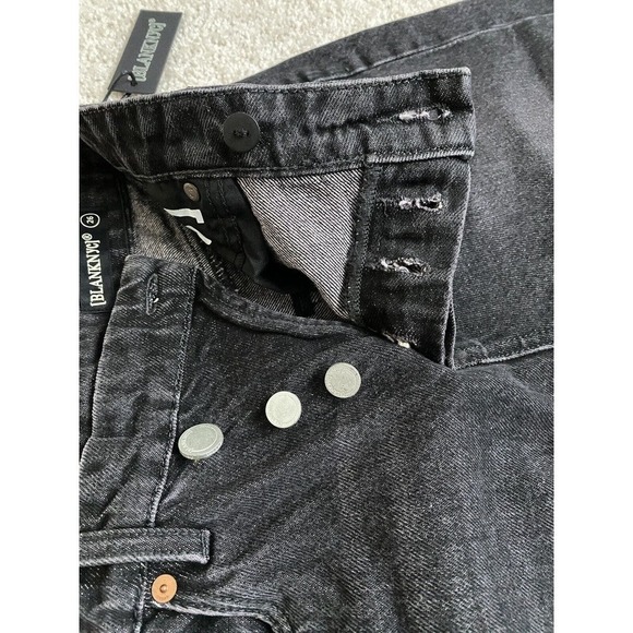 Blank NYC Shorts Denim Women Size 26 Black EBC - Picture 15 of 16